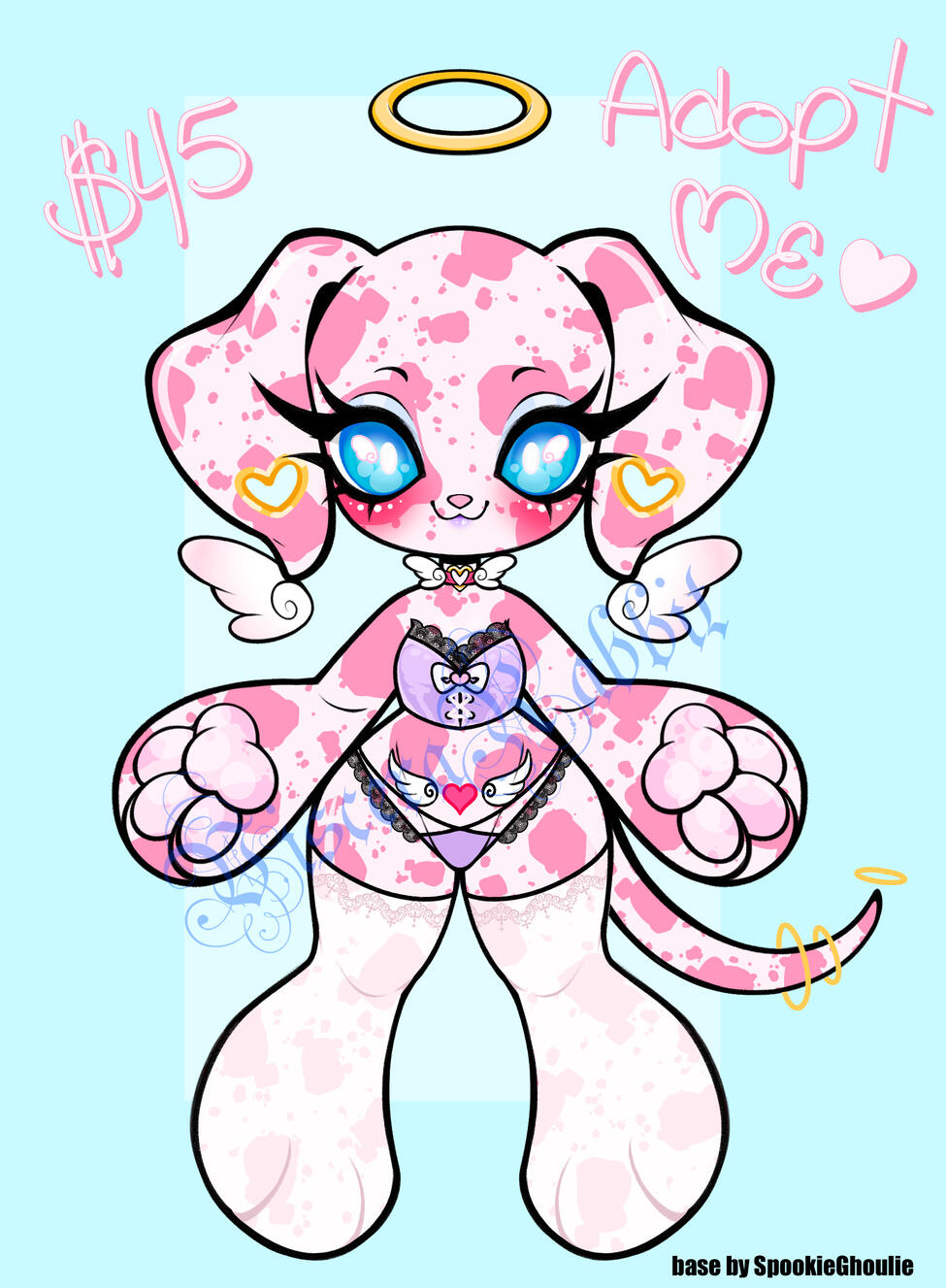 Pink Angel Dalmatian ($45)